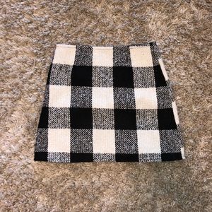 Checkered skirt